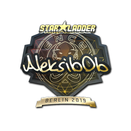 Sticker | Aleksib (Gold) | Berlin 2019