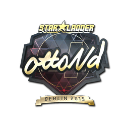 Sticker | ottoNd (Gold) | Berlin 2019