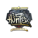 Sticker | huNter- (Gold) | Berlin 2019