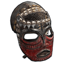 Tribe Warrior Mask - Rust-Skin für Metall Maske