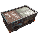 Large Stickered Toy Car - Rust-Skin für Große Holzkiste