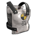 Test Dummy Chestplate - Rust-Skin für Metall Brustplatte