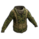 Elite Forest Camo Hoodie - Rust-Skin für Kapuzenjacke