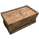 Tea Cargo Box - Rust-Skin für Große Holzkiste