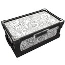 Doodle Large Wooden Box - Rust-Skin für Große Holzkiste