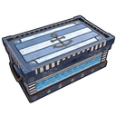 Nautical Storage Box - Rust-Skin für Große Holzkiste