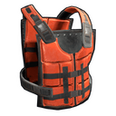 Kayak Vest - Rust-Skin für Metall Brustplatte