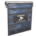 CCTV Garage Door - Rust-Skin für Garagentor