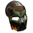 Bombshell Facemask - Rust-Skin für Metall Maske