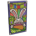 Happy Rabbit Door - Rust-Skin für Blechtür