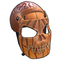 Evil Pumpkin Facemask - Rust-Skin für Metall Maske