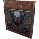 Howling Double Door - Rust-Skin für Doppeltür aus Blech