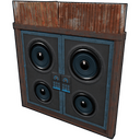 Earblaster Doors - Rust-Skin für Doppeltür aus Blech