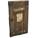 Pirate Hut Door - Rust-Skin für Holztür