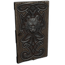 Wolf Den Wooden Door - Rust-Skin für Holztür