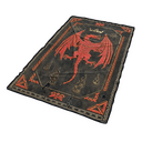 Blood & Fire Rug Rust skin