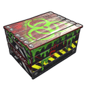 Toxic Hazard Box - Rust-Skin für Holzkiste