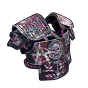 Apocalyptic Knight Vest - Rust-Skin für Verkehrsschild-Jacke