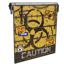 Caution Garage Door - Rust-Skin für Garagentor