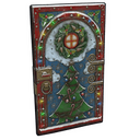 Santa's Front Door - Rust-Skin für Blechtür