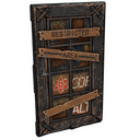 Cobalt Wooden Door - Rust-Skin für Holztür