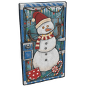 Snowman Door - Rust-Skin für Blechtür