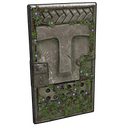 Ancient Totem Door - Rust-Skin für Blechtür