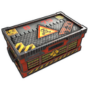 Toxic Box - Rust-Skin für Große Holzkiste