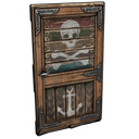 Pirate Wooden Door - Rust-Skin für Holztür