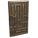 Labyrinth Door - Rust-Skin für Blechtür