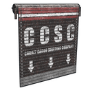 Cobalt Cargo Door - Rust-Skin für Garagentor