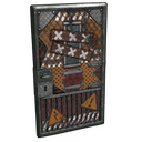 Quarantine Area - Rust-Skin für Blechtür