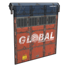 Cargo Truck Garage Door Garage Door Rust skin