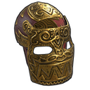 Legendary Gold Facemask - Rust-Skin für Metall Maske
