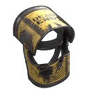 Caution Helmet - Rust-Skin für Kaffedosenhelm