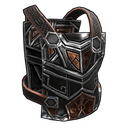 Dwarf Chestplate - Rust-Skin für Metall Brustplatte