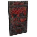 Red Skull Door - Rust-Skin für Blechtür