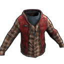 Lumberjack Hoodie - Rust-Skin für Kapuzenjacke