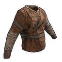 Leopard Skin Shirt - Rust-Skin für Jute Hemd