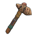 Tribal Stone Hatchet - Rust-Skin für Steinbeil