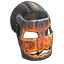 Glowing Metal Pumpkin Mask