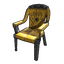 Yellow Ornate Chair