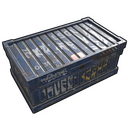 Salvaged Cargo Box - Rust-Skin für Große Holzkiste