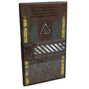 Dead Room Door - Rust-Skin für Blechtür