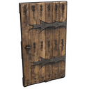 Lone Wolf Door - Rust-Skin für Holztür