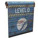 Cobalt Space Door - Rust-Skin für Garagentor