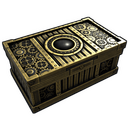 Eisensheet Box - Rust-Skin für Große Holzkiste
