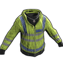Yellow Police Jacket - Rust-Skin für Kapuzenjacke