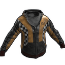 Yellow Racer Hoodie - Rust-Skin für Kapuzenjacke