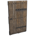 Riveted Wooden Door - Rust-Skin für Holztür